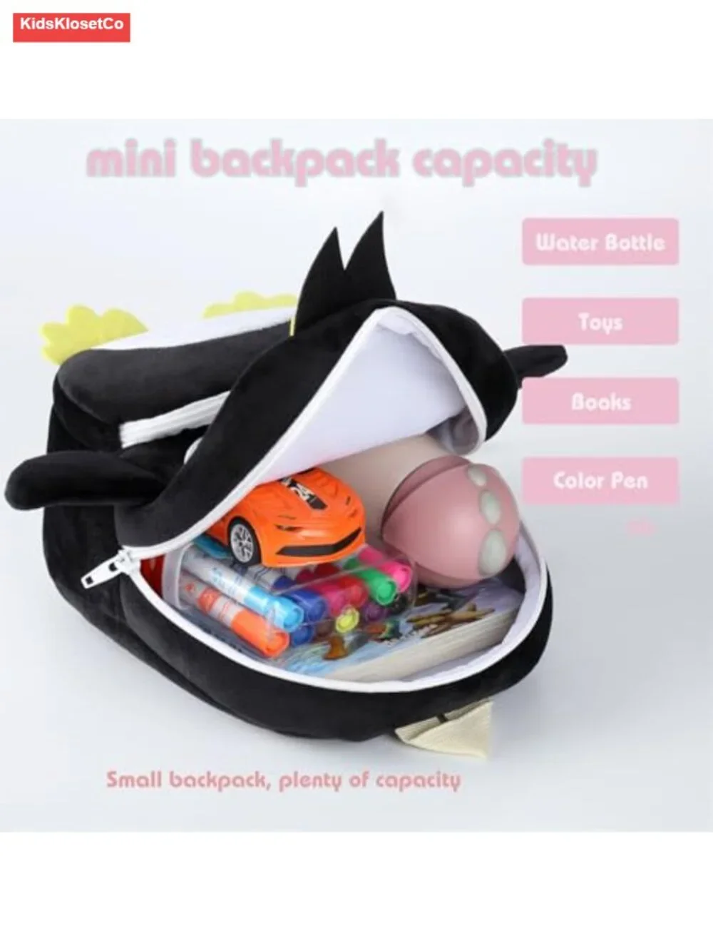 Kids Mini Backpack Stuffed Animal Backpack School Bag Preschool Toddler Backpack